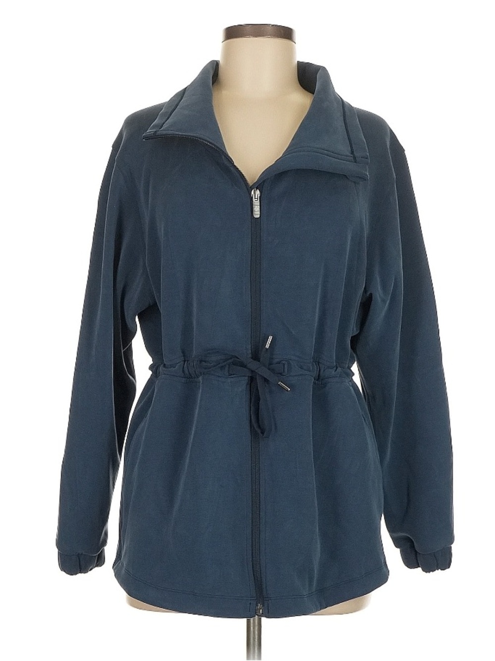 Lululemon Softstreme cinch waist jacket EUC 6 true navy